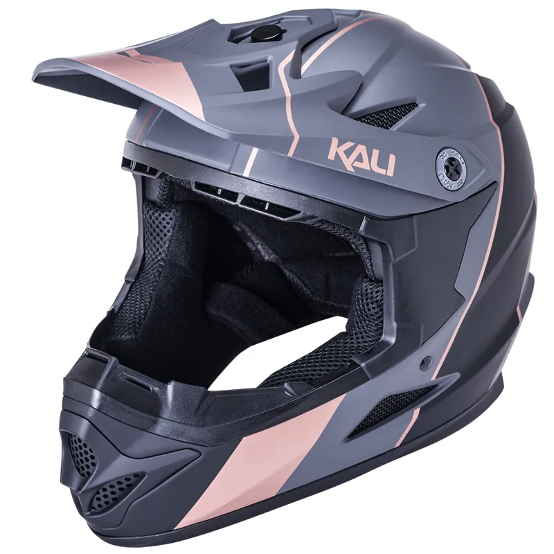 Kali Zoka Stripe Full Face Helmet - Black/Bronze