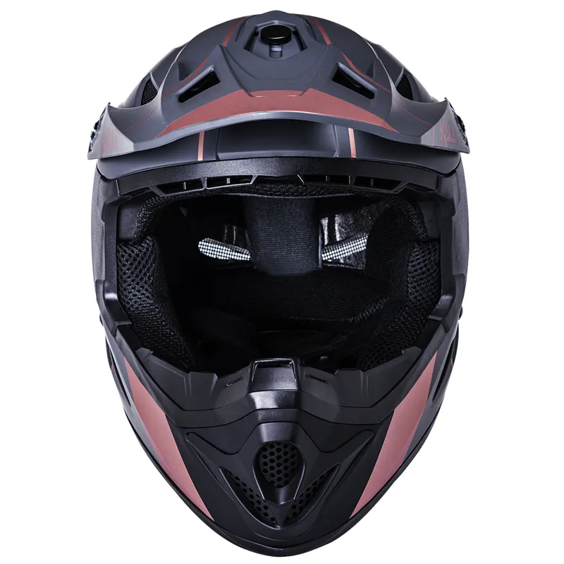 Kali Zoka Stripe Full Face Helmet - Black/Bronze-3