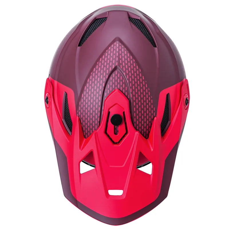 Kali Zoka Dash Full Face Helmet - Red/Burgundy-4
