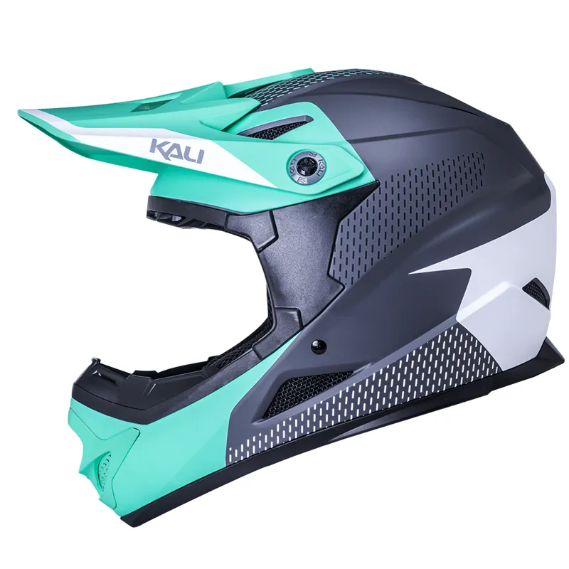 Kali Zoka Dash Full Face Helmet - Seafoam/Grey -1